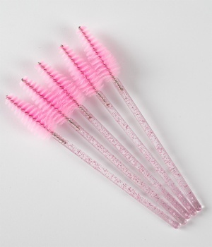 Disposable nylon crystal mascara brush J06C