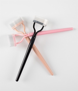 Metal Eyelash Comb Brush, Eyelash Extension Comb, Eyelash Comb Brush Curler Mascara Applicator EC01