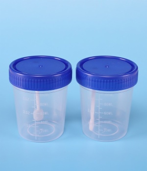 60ML,120ML Disposable Stool Collection Cup with Spoon Medical Use