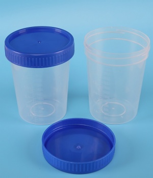 250ml Disposable Urine Collection Cup Medical Use(Screw cap)