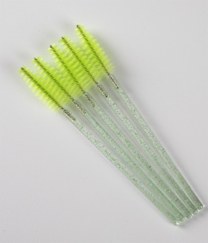 Disposable nylon crystal mascara brush J06C