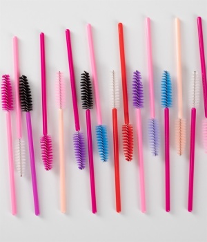 Disposable nylon mascara brush J06