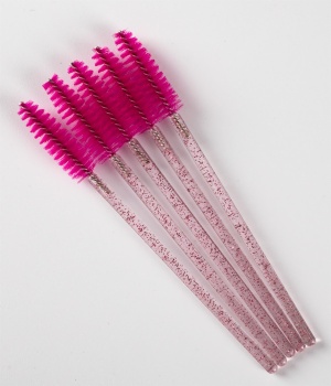 Disposable nylon crystal mascara brush J06C