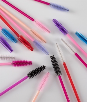 Disposable nylon mascara brush J06